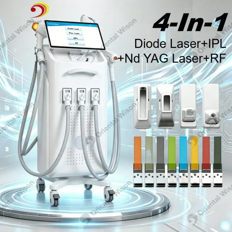 Диодный лазер IPL YAG Laser RF Machine