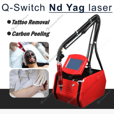 Портативный лазерный аппарат для красоты кожи Q Switch ND YAG