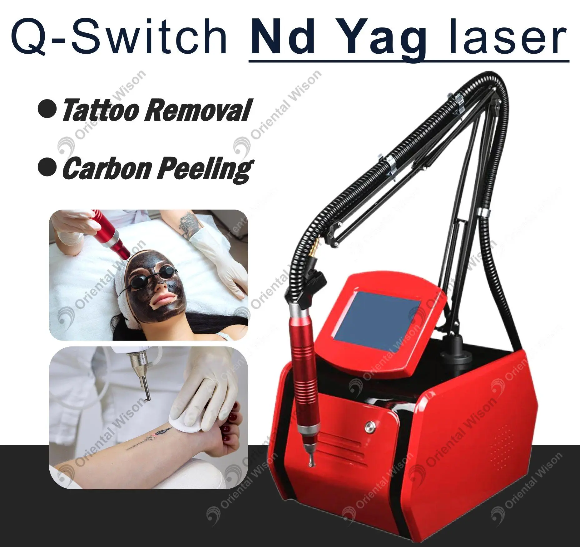 Настольный лазерный станок Q-Switch Nd Yag